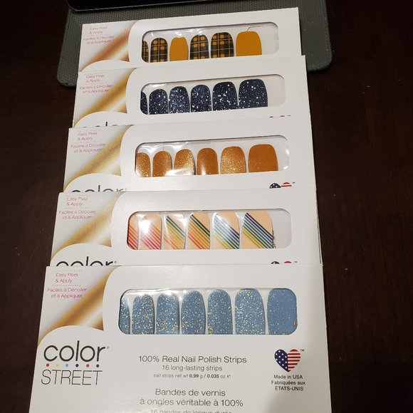 Color Street Makeup Color Street Nails Lot Bundle Of 5 Sets Poshmark